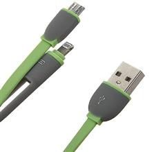 کابل تبدیل USB به لایتنینگ و microUSB تسکو به طول 1 متر